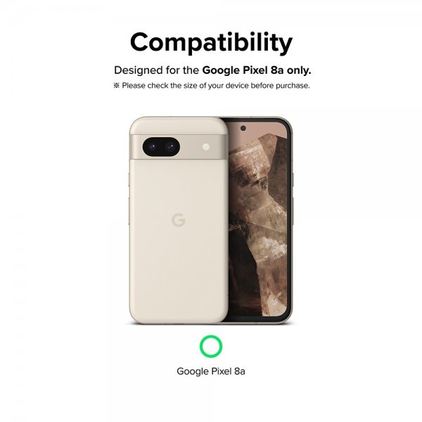 Ringke Google Pixel 8a Skjermbeskytter Dual Easy Film 2-pakning