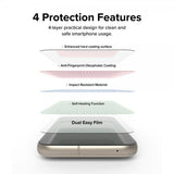 Ringke Google Pixel 8a Skjermbeskytter Dual Easy Film 2-pakning