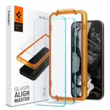 Spigen Google Pixel 8a Skjermbeskytter GLAS.tR ALIGNmaster 2-pakning