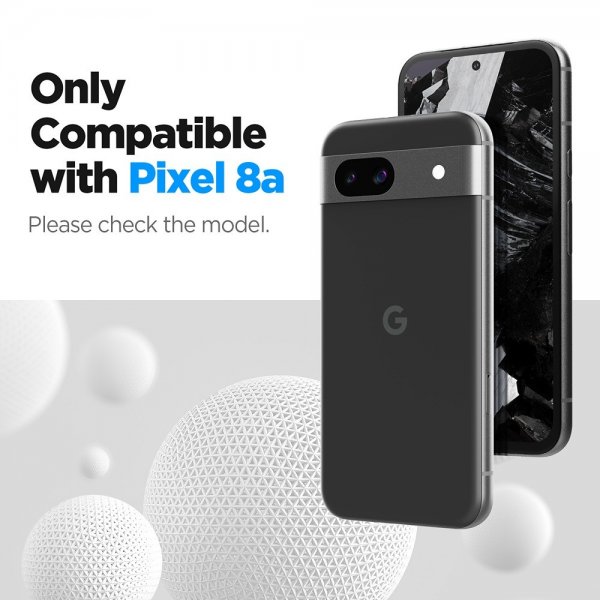 Spigen Google Pixel 8a Skjermbeskytter GLAS.tR ALIGNmaster 2-pakning