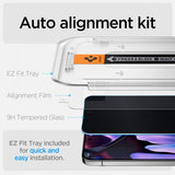 Spigen Google Pixel 9/9 Pro/Pixel 10/10 Pro Skjermbeskytter GLAS.tR EZ Fit Privacy 2-pakning