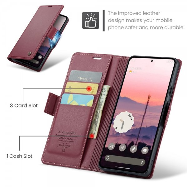 CaseMe Google Pixel 9/Pixel 9 Pro Etui 023 Series Rød