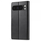 Lc.Imeeke Google Pixel 9/Pixel 9 Pro Etui med Kortlomme stativfunksjon Svart