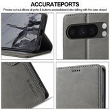 Lc.Imeeke Google Pixel 9/Pixel 9 Pro/Pixel 10/Pixel 10 Pro Etui med Kortlomme Grå