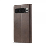 Lc.Imeeke Google Pixel 9/Pixel 9 Pro/Pixel 10/Pixel 10 Pro Etui med Kortlomme Mørkebrun