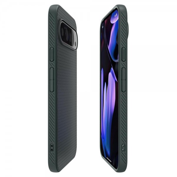 Spigen Google Pixel 9/Pixel 9 Pro Deksel Liquid Air Abyss Green