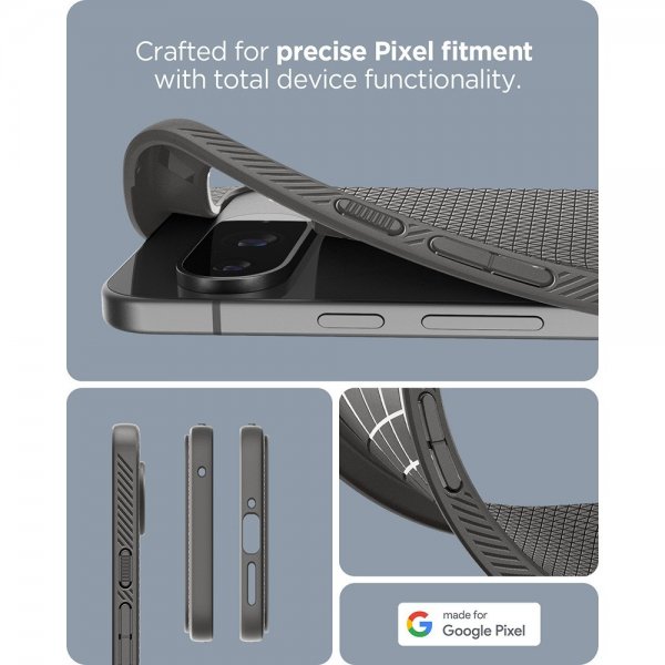 Spigen Google Pixel 9/Pixel 9 Pro Deksel Liquid Air Marble Gray