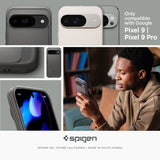 Spigen Google Pixel 9/Pixel 9 Pro Deksel Rugged Armor Marble Gray