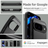 Spigen Google Pixel 9/Pixel 9 Pro Deksel Rugged Armor Matte Black