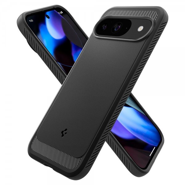 Spigen Google Pixel 9/Pixel 9 Pro Deksel Rugged Armor Matte Black