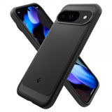 Spigen Google Pixel 9/Pixel 9 Pro Deksel Rugged Armor Matte Black