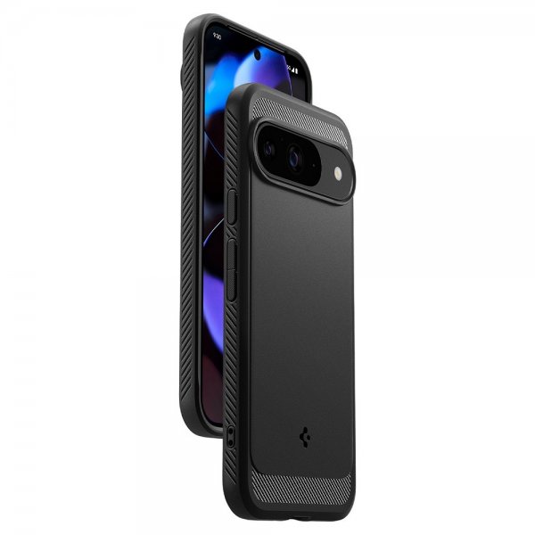 Spigen Google Pixel 9/Pixel 9 Pro Deksel Rugged Armor Matte Black