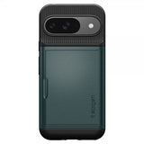 Spigen Google Pixel 9/Pixel 9 Pro Deksel Slim Armor CS Abyss Green