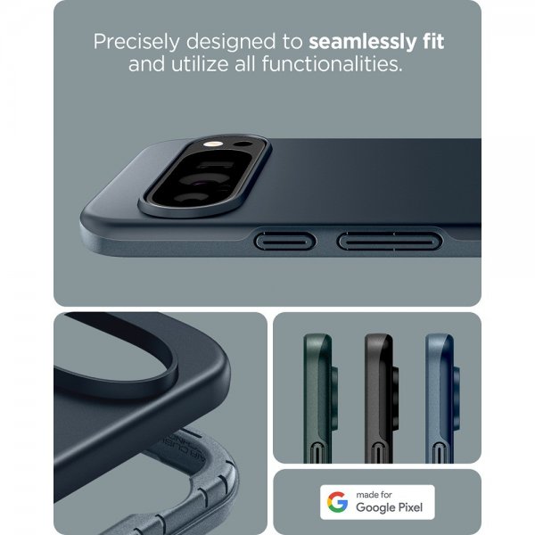 Spigen Google Pixel 9/Pixel 9 Pro Deksel Thin Fit Metal Slate