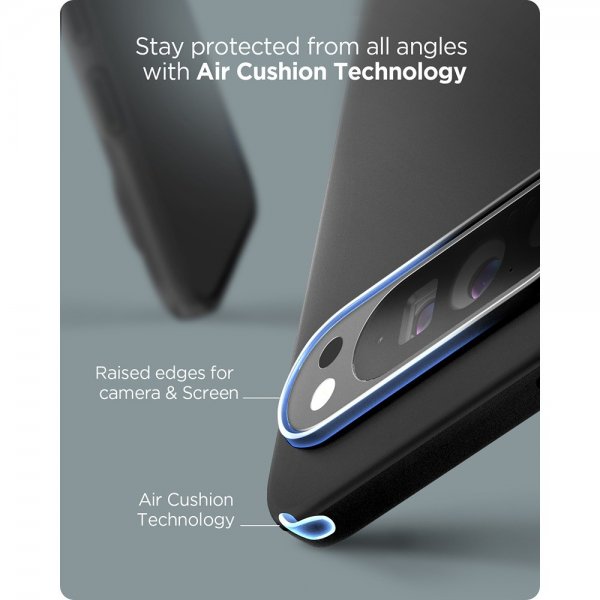 Spigen Google Pixel 9/Pixel 9 Pro Deksel Thin Fit Svart