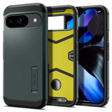 Spigen Google Pixel 9/Pixel 9 Pro Deksel Tough Armor Abyss Green