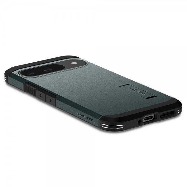 Spigen Google Pixel 9/Pixel 9 Pro Deksel Tough Armor Abyss Green