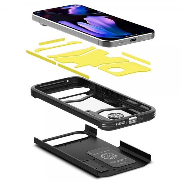 Spigen Google Pixel 9/Pixel 9 Pro Deksel Tough Armor Svart