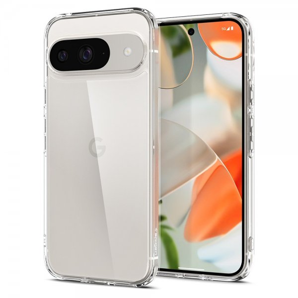 Spigen Google Pixel 9/Pixel 9 Pro Deksel Ultra Hybrid Crystal Clear
