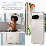 Spigen Google Pixel 9/Pixel 9 Pro Deksel Ultra Hybrid Crystal Clear
