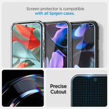 Spigen Google Pixel 9/9 Pro/Pixel 10/10 Pro Skjermbeskytter GLAS.tR EZ Fit 2-pakning