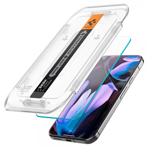 Spigen Google Pixel 9/9 Pro/Pixel 10/10 Pro Skjermbeskytter GLAS.tR EZ Fit 2-pakning