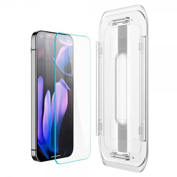 Spigen Google Pixel 9/9 Pro/Pixel 10/10 Pro Skjermbeskytter GLAS.tR EZ Fit 2-pakning