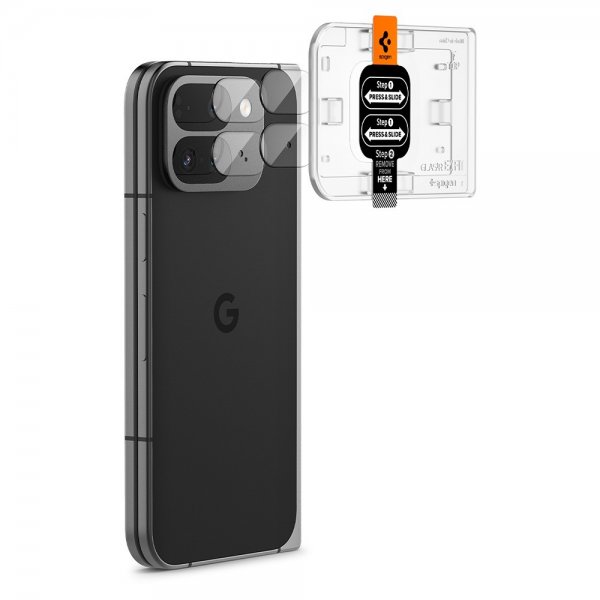 Spigen Google Pixel 9 Pro Fold Kamerabeskytter Glas.tR EZ Fit Optik 2-pakning