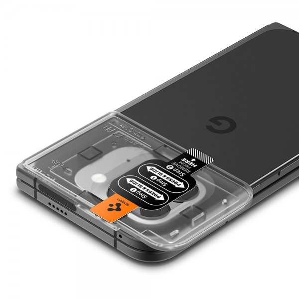 Spigen Google Pixel 9 Pro Fold Kamerabeskytter Glas.tR EZ Fit Optik 2-pakning