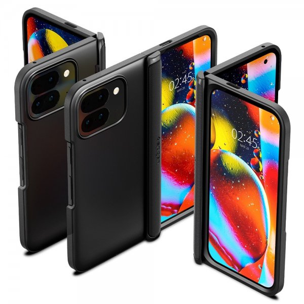 Spigen Google Pixel 9 Pro Fold Deksel Slim Armor Pro Svart