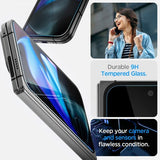 Spigen Google Pixel 9 Pro Fold Skjermbeskytter GLAS.tR EZ Fit 2-pakning
