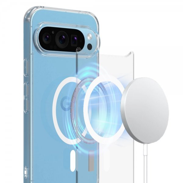 Google Pixel 9 Pro Deksel MagSafe Transparent