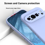 Google Pixel 9 Pro Deksel med Stropp Silikon Lilla