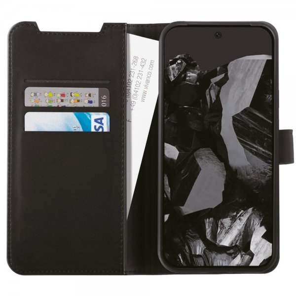 Vivanco Google Pixel 9 Pro XL Etui Classic Wallet Svart