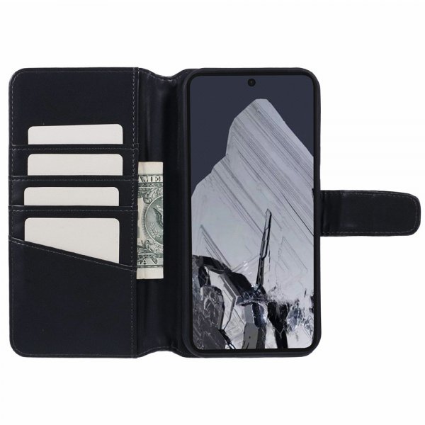 Nordic Covers Google Pixel 9 Pro XL Etui Essential Leather Raven Black