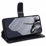 Nordic Covers Google Pixel 9 Pro XL Etui Essential Leather Raven Black