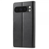 Lc.Imeeke Google Pixel 9 Pro XL Etui med Kortlomme stativfunksjon Svart