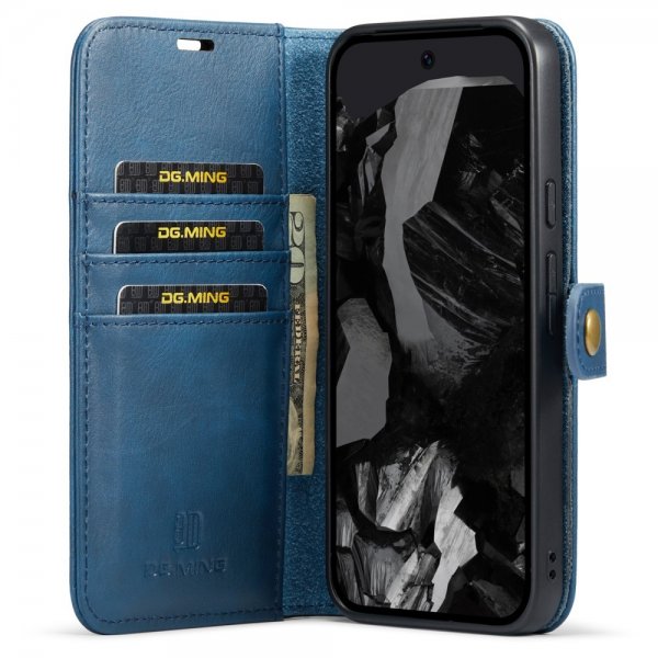 Dg.Ming Google Pixel 9 Pro XL Etui Avtagbart Deksel Blå