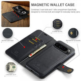 Dg.Ming Google Pixel 9 Pro XL Etui Avtagbart Deksel Svart