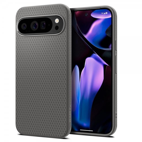 Spigen Google Pixel 9 Pro XL Deksel Liquid Air Marble Gray