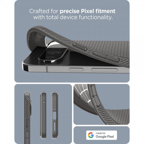 Spigen Google Pixel 9 Pro XL Deksel Liquid Air Marble Gray