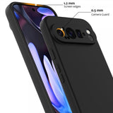 Google Pixel 9 Pro XL Deksel med Stropp Silikon MagSafe Svart