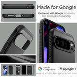 Spigen Google Pixel 9 Pro XL Deksel Rugged Armor Matte Black