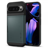 Spigen Google Pixel 9 Pro XL Deksel Slim Armor CS Abyss Green