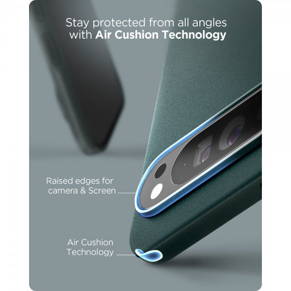 Spigen Google Pixel 9 Pro XL Deksel Thin Fit Abyss Green