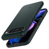 Spigen Google Pixel 9 Pro XL Deksel Thin Fit Abyss Green