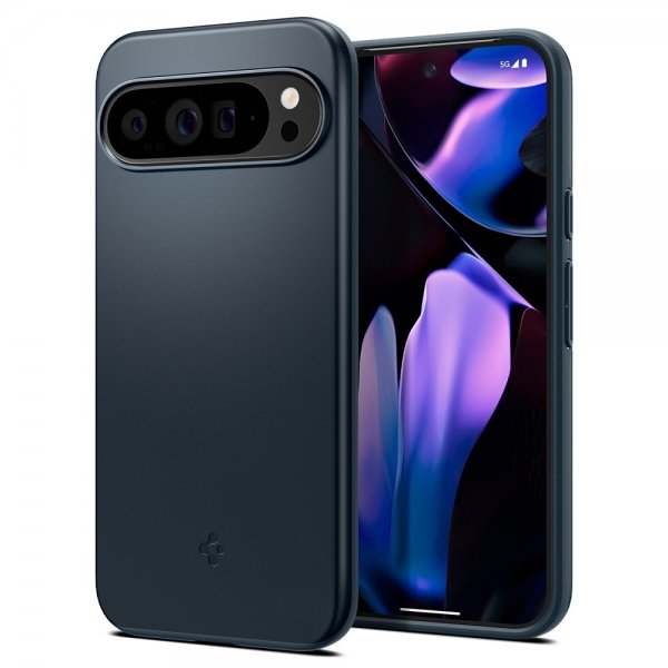Spigen Google Pixel 9 Pro XL Deksel Thin Fit Metal Slate
