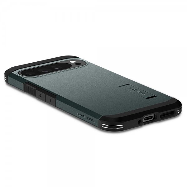 Spigen Google Pixel 9 Pro XL Deksel Tough Armor Abyss Green