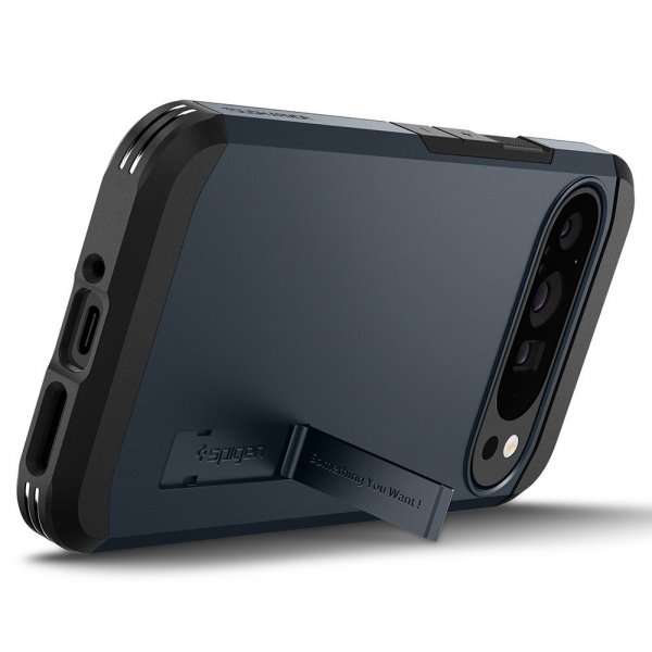 Spigen Google Pixel 9 Pro XL Deksel Tough Armor Metal Slate
