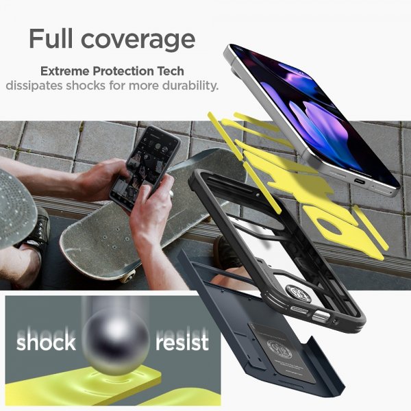 Spigen Google Pixel 9 Pro XL Deksel Tough Armor Metal Slate